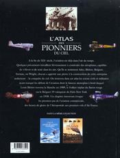 L'atlas des pionniers du ciel - 4ème de couverture - Format classique