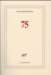75 - Couverture - Format classique