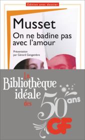 On ne badine pas avec l'amour - Couverture - Format classique