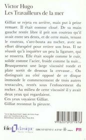 Les travailleurs de la mer - 4ème de couverture - Format classique