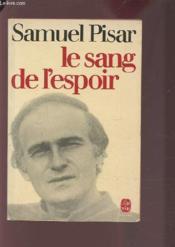 Le sang de l'espoir - Couverture - Format classique