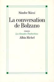 La conversation de bolzano - Couverture - Format classique