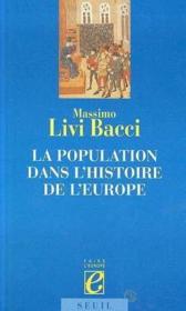 La population dans l'histoire de l'Europe - Couverture - Format classique