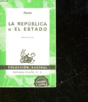 La Republica O El Estado - Couverture - Format classique