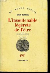 L'insoutenable légereté de l'être - Couverture - Format classique