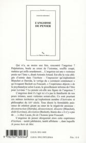Revue Critique N.730 - 4ème de couverture - Format classique