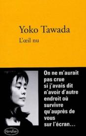 L'oeil nu - Couverture - Format classique