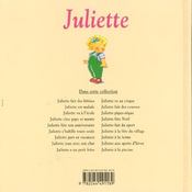 Juliette à la piscine - 4ème de couverture - Format classique