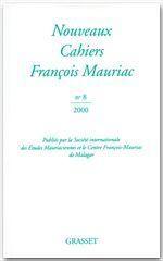 Nouveaux cahiers François Mauriac t.8 - Couverture - Format classique