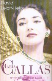 Maria Callas - Couverture - Format classique