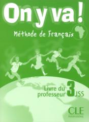 On y va 3 livre du professeur panafriain - Couverture - Format classique