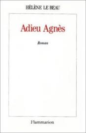 Adieu agnes - - roman - Couverture - Format classique