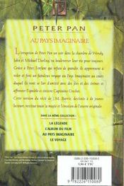 Peter Pan, Les Aventures Au Pays Imaginaire - 4ème de couverture - Format classique