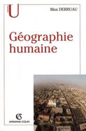 Géographie humaine - Couverture - Format classique