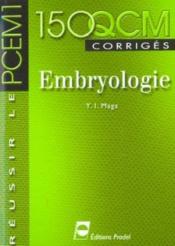 Embryologie - Couverture - Format classique