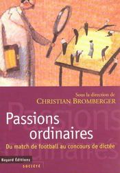 Passions Ordinaires - Intérieur - Format classique