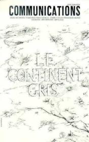 Revue communications n.37 : le continent gris - Couverture - Format classique