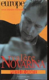 Revue Europe N.880 ; Valere Novarina ; Poètes De Croatie ; Août-Septembre 2002 - Couverture - Format classique