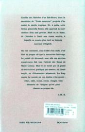 Trois meurtres - 4ème de couverture - Format classique