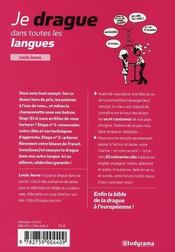 Dictionnaire international de la drague - 4ème de couverture - Format classique