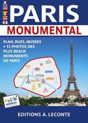 Paris monumental - Couverture - Format classique