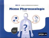 Memo pharmacologie 3e edition - Couverture - Format classique