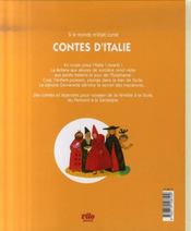 Contes d'Italie - 4ème de couverture - Format classique
