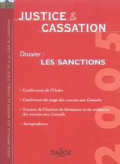 Les sanctions (édition 2005) - Intérieur - Format classique