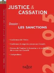 Les sanctions (édition 2005) - Couverture - Format classique