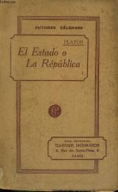 El Estado O La Republica, Tomo I - Couverture - Format classique