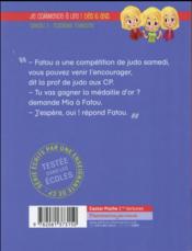 Je suis en CP t.16 : la médaille d'or - 4ème de couverture - Format classique