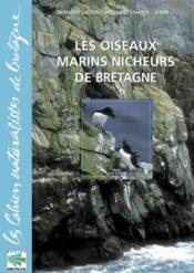 Les oiseaux marins nicheurs de Bretagne - Couverture - Format classique
