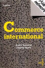 Commerce International 3ed - Couverture - Format classique