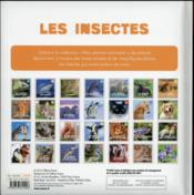 Les insectes - 4ème de couverture - Format classique