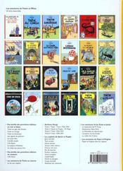 Les aventures de Tintin t.12 : le trésor de Rackham le rouge - 4ème de couverture - Format classique