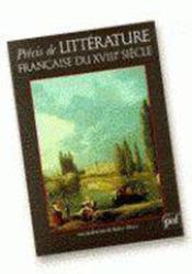Précis littérature française du XVIIIe siècle - Couverture - Format classique