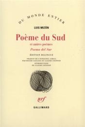 Poeme du sud et autres poemes - Couverture - Format classique