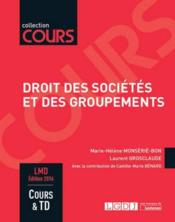 Droit des sociétés et des groupements (3e édition) - Couverture - Format classique