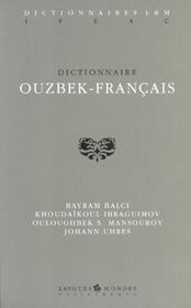 Dictionnaire ouzbek-francais - Intérieur - Format classique