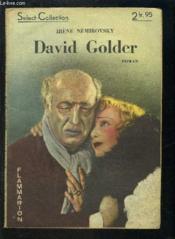 David Golder- Select Collection N°166 - Couverture - Format classique
