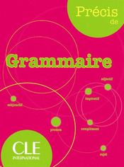 Précis de grammaire - Couverture - Format classique