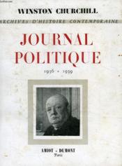 Journal Politique 1936-1939 - Couverture - Format classique