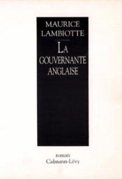 La Gouvernante Anglaise - Couverture - Format classique