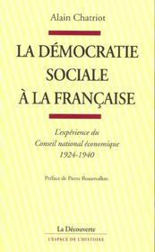 La démocratie sociale à la française - Intérieur - Format classique