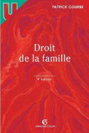 Droit de la famille (4e édition) - Couverture - Format classique
