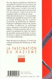 Fascination Du Nazisme (La) - 4ème de couverture - Format classique