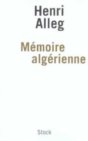Mémoire algérienne - Couverture - Format classique