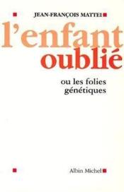 L'enfant oublie - Couverture - Format classique