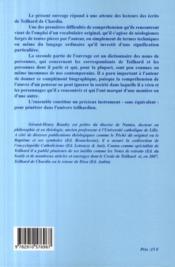 Dictionnaire Teilhard de Chardin - 4ème de couverture - Format classique