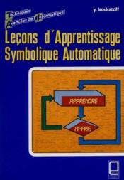 Lecons D'Apprentissage Symbolique Automatique - Couverture - Format classique